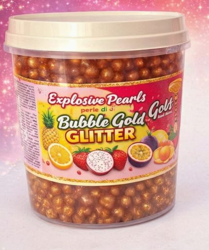 Boba bubble sclipici  cu aroma de passion fruit sclipici  3,05 Kg